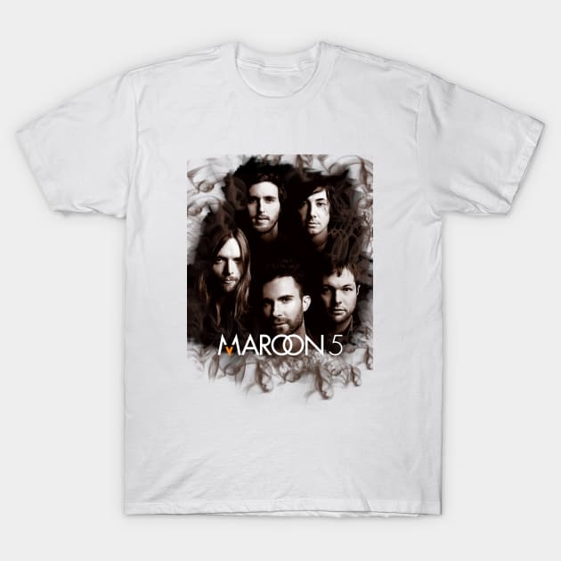 Maroon 5 Pop Rock Band T-Shirt by Dumastore12